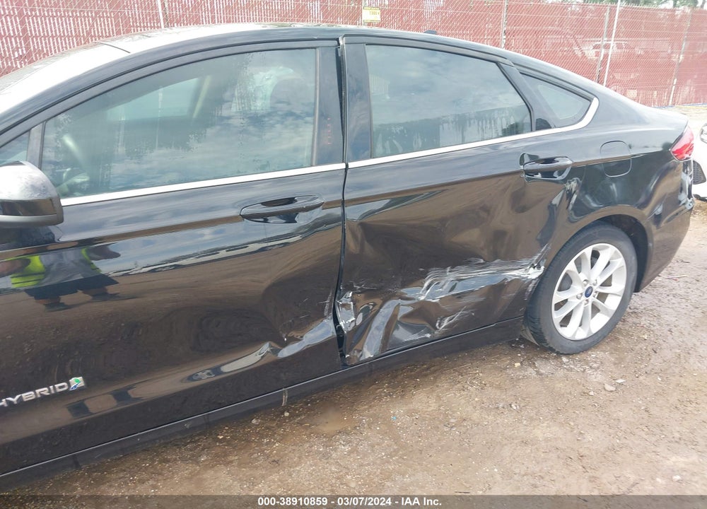 2019 FORD FUSION HYBRID SE VIN: 3FA6P0LU3KR224974