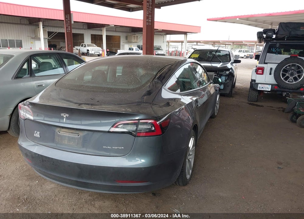 2021 TESLA MODEL 3 LONG RANGE DUAL MOTOR ALL-WHEEL DRIVE VIN: 5YJ3E1EB7MF850262