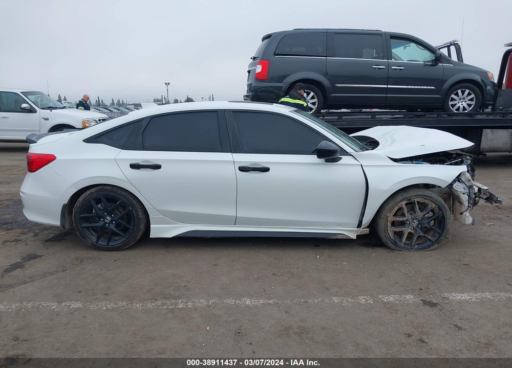 2022 HONDA CIVIC SI SEDAN VIN: 2HGFE1E5XNH475410