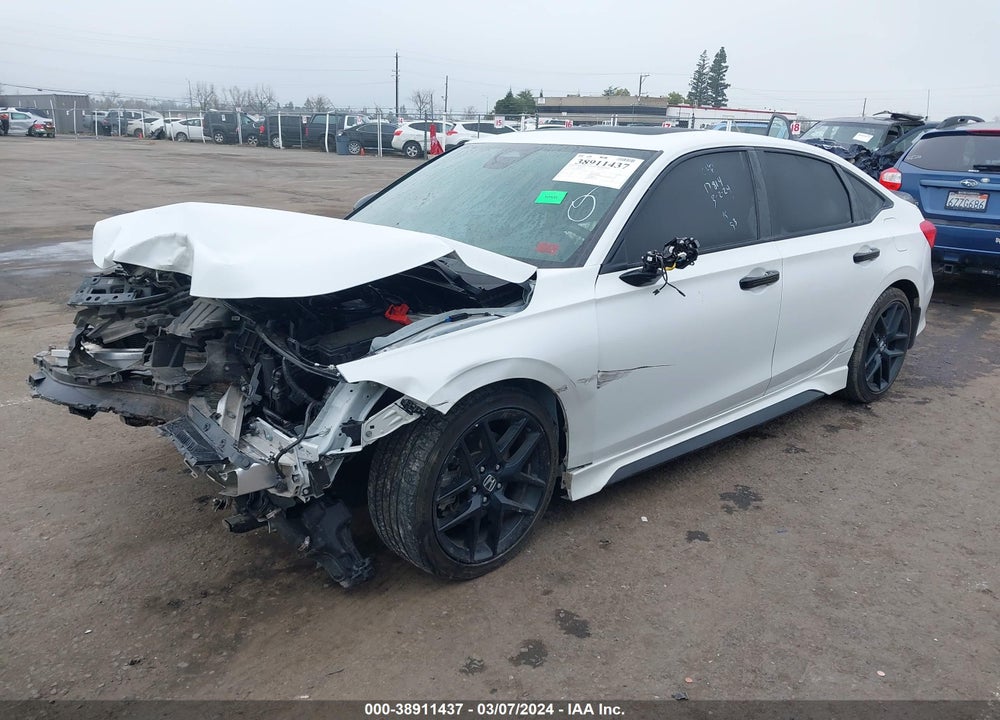 2022 HONDA CIVIC SI SEDAN VIN: 2HGFE1E5XNH475410