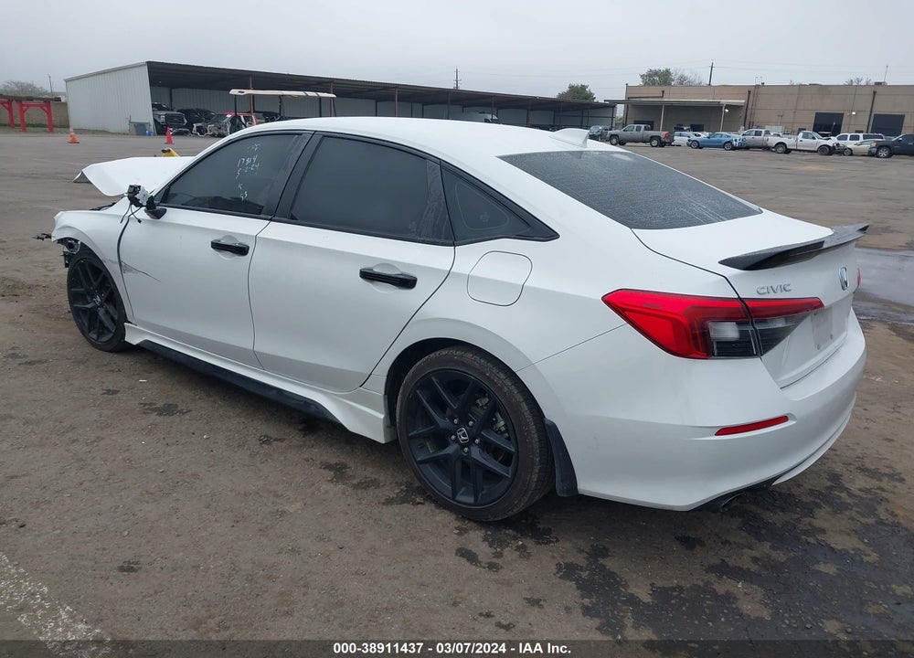 2022 HONDA CIVIC SI SEDAN VIN: 2HGFE1E5XNH475410