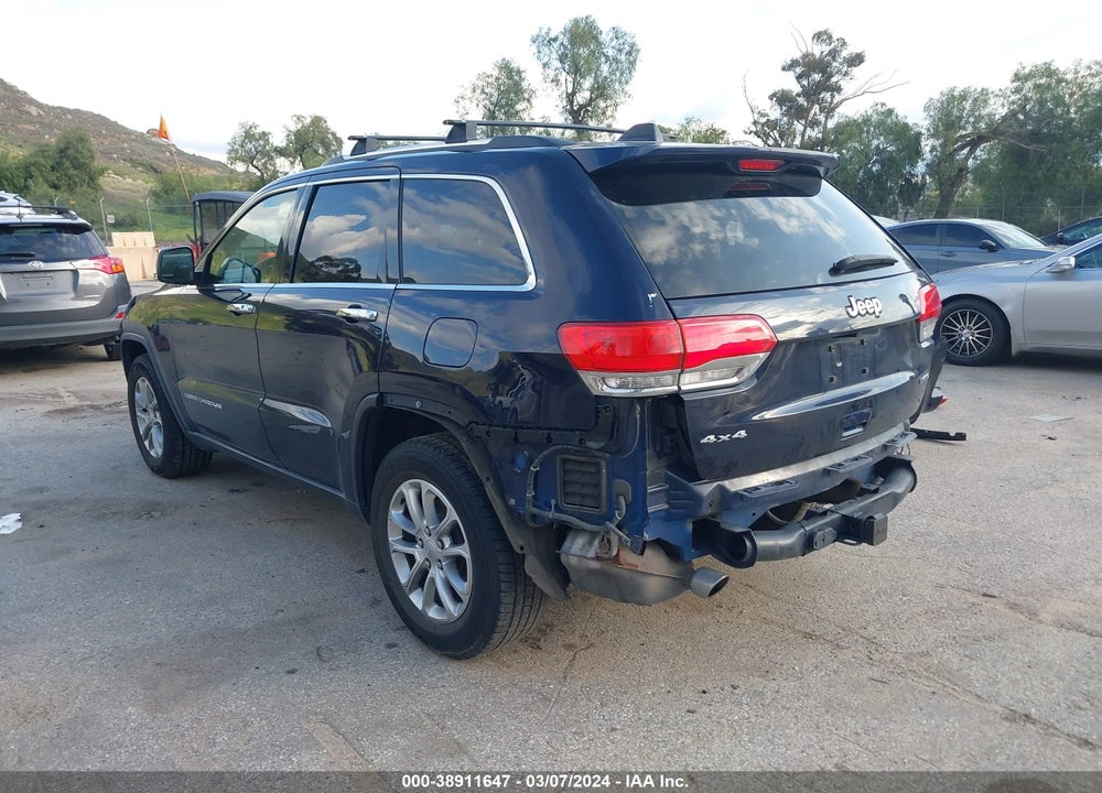 2014 JEEP GRAND CHEROKEE LIMITED VIN: 1C4RJFBG0EC177882