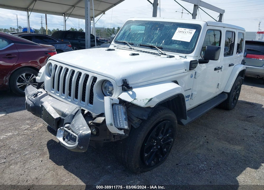 2021 JEEP WRANGLER 4XE UNLIMITED SAHARA 4X4 VIN: 1C4JJXP68MW800875