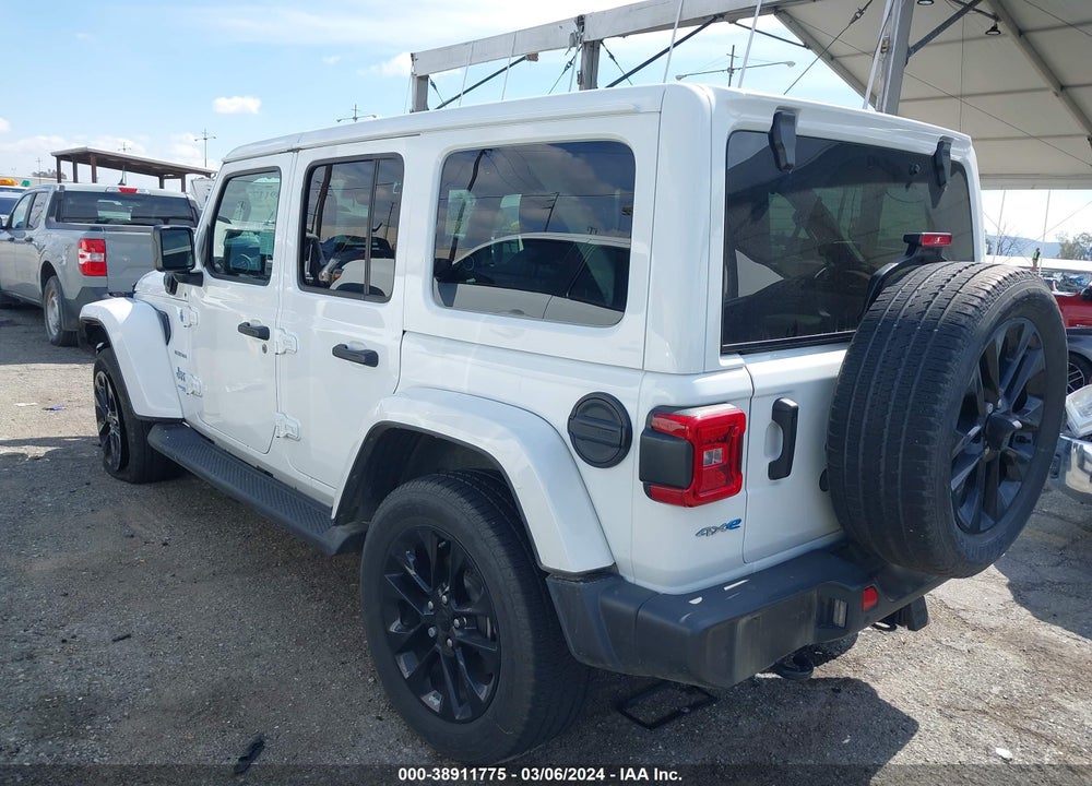 2021 JEEP WRANGLER 4XE UNLIMITED SAHARA 4X4 VIN: 1C4JJXP68MW800875