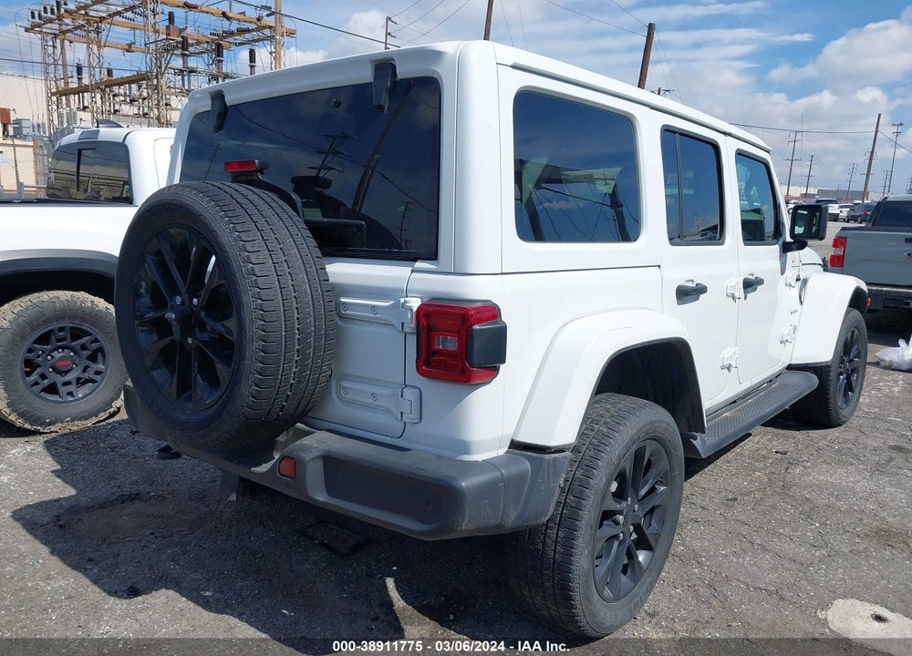 2021 JEEP WRANGLER 4XE UNLIMITED SAHARA 4X4 VIN: 1C4JJXP68MW800875
