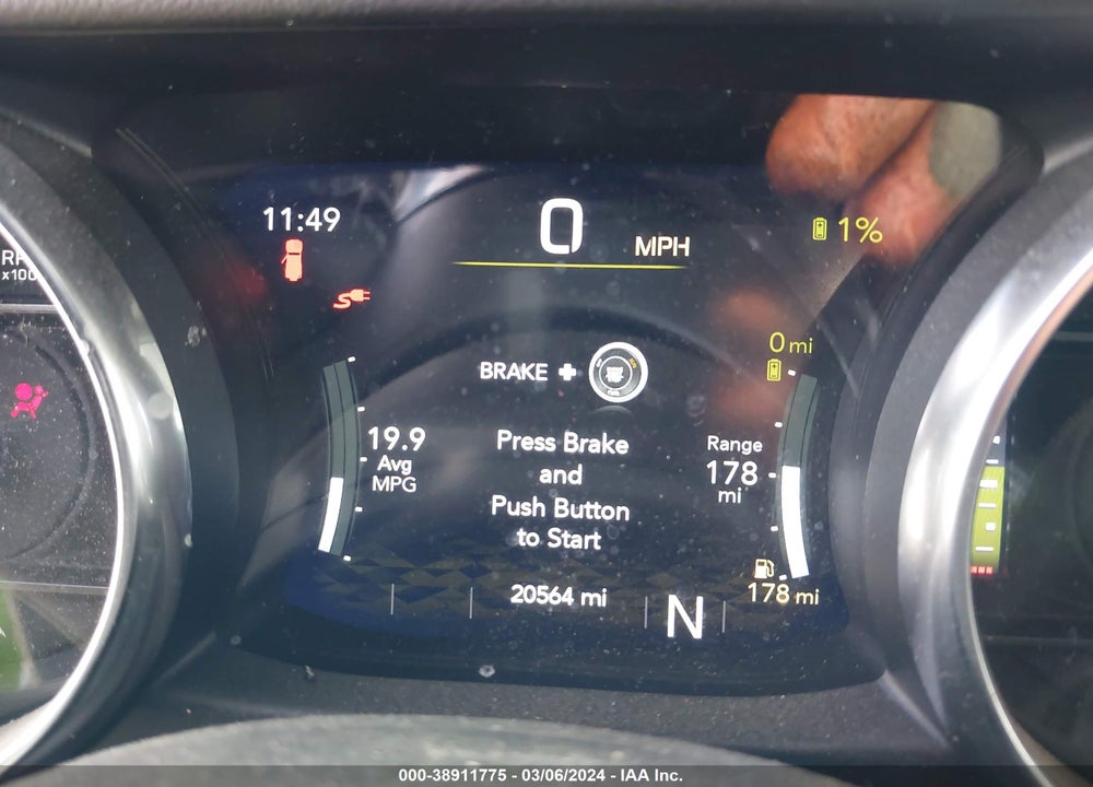 2021 JEEP WRANGLER 4XE UNLIMITED SAHARA 4X4 VIN: 1C4JJXP68MW800875