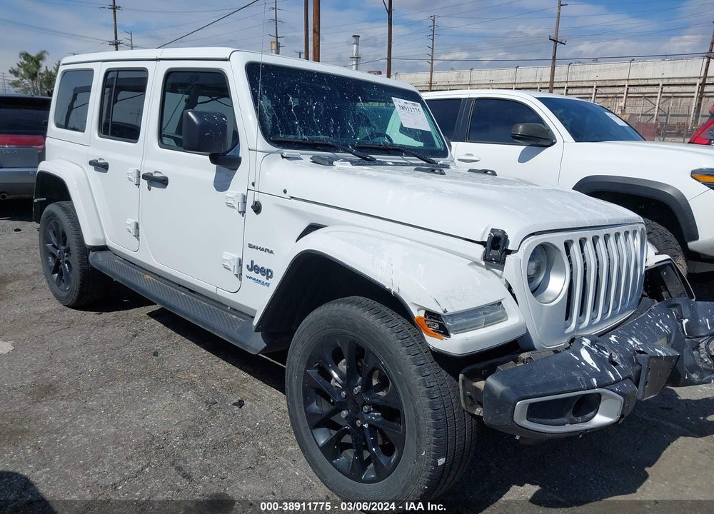 2021 JEEP WRANGLER 4XE UNLIMITED SAHARA 4X4 VIN: 1C4JJXP68MW800875