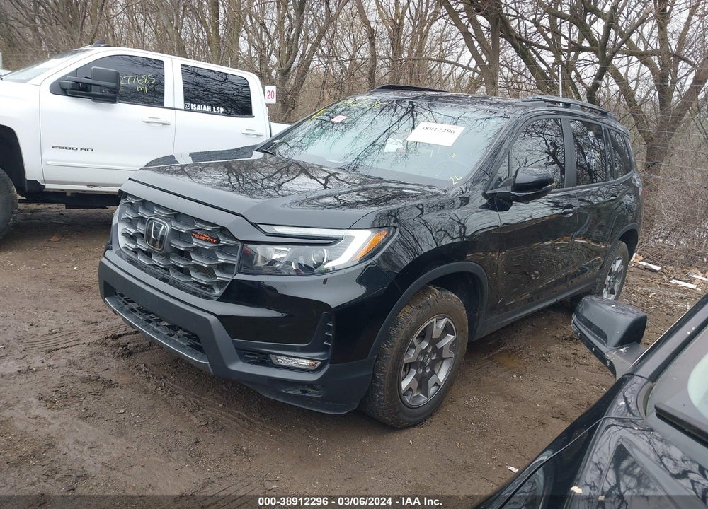 2022 HONDA PASSPORT AWD TRAILSPORT VIN: 5FNYF8H64NB013903