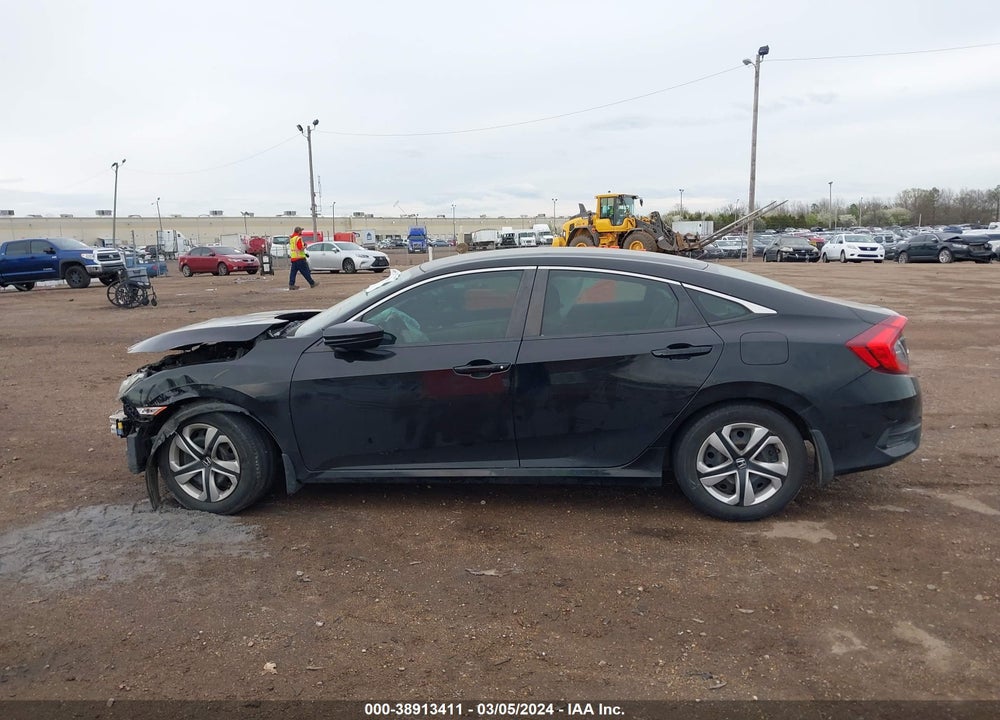 2016 HONDA CIVIC LX VIN: 19XFC2F50GE008701