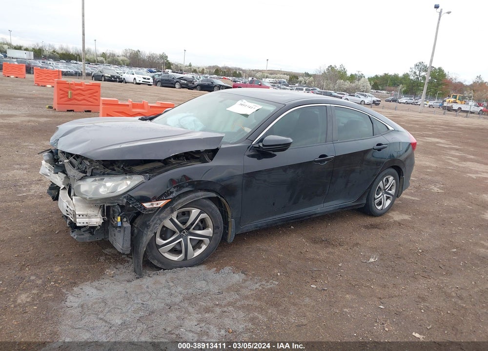 2016 HONDA CIVIC LX VIN: 19XFC2F50GE008701