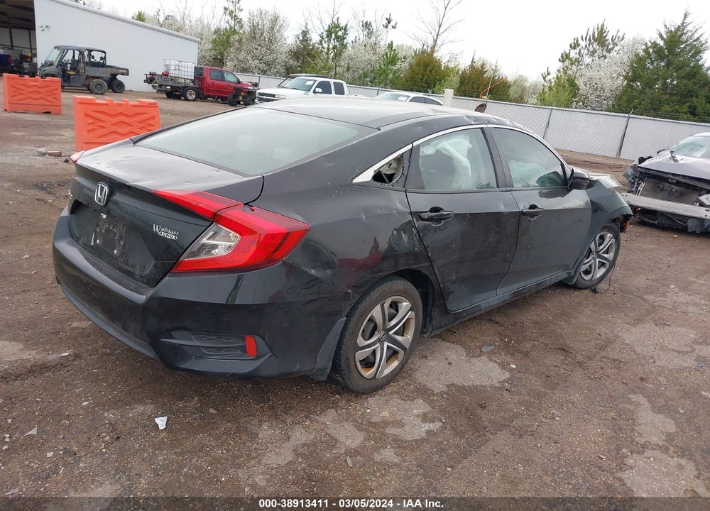 2016 HONDA CIVIC LX VIN: 19XFC2F50GE008701