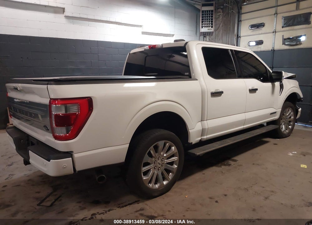 2021 FORD F-150 LIMITED VIN: 1FTFW1ED3MFA84943