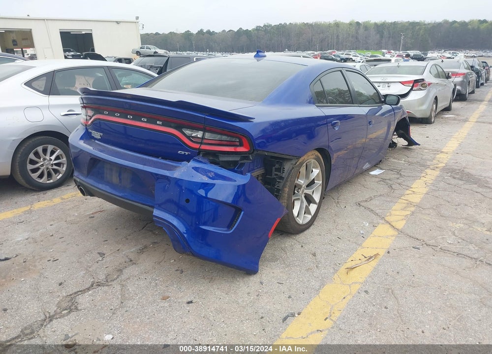 2021 DODGE CHARGER GT RWD VIN: 2C3CDXHG1MH633527