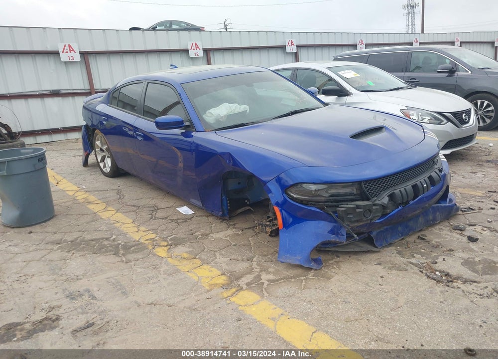 2021 DODGE CHARGER GT RWD VIN: 2C3CDXHG1MH633527