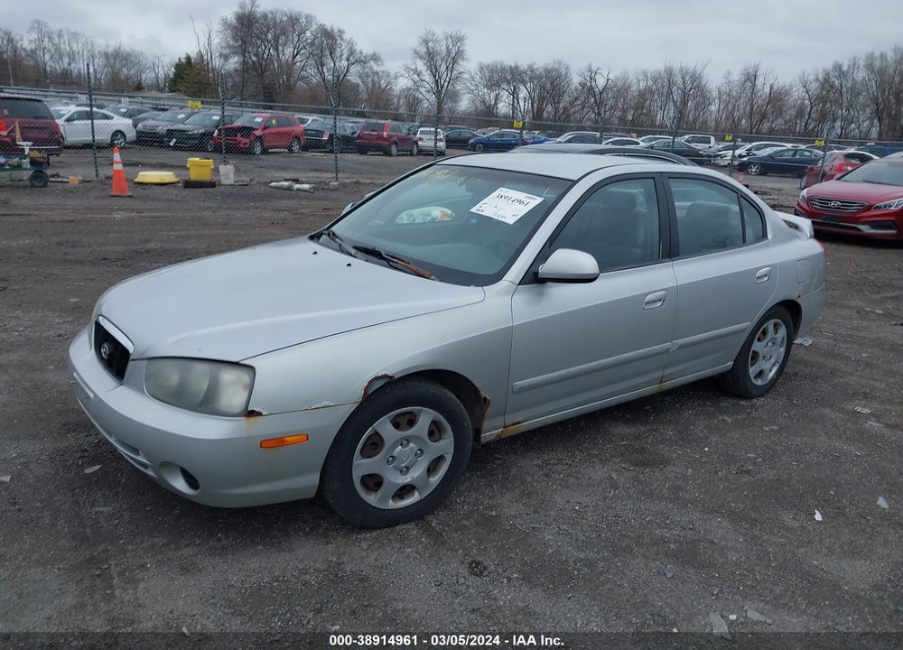 2003 HYUNDAI ELANTRA GLS/GT VIN: KMHDN45DX3U675580