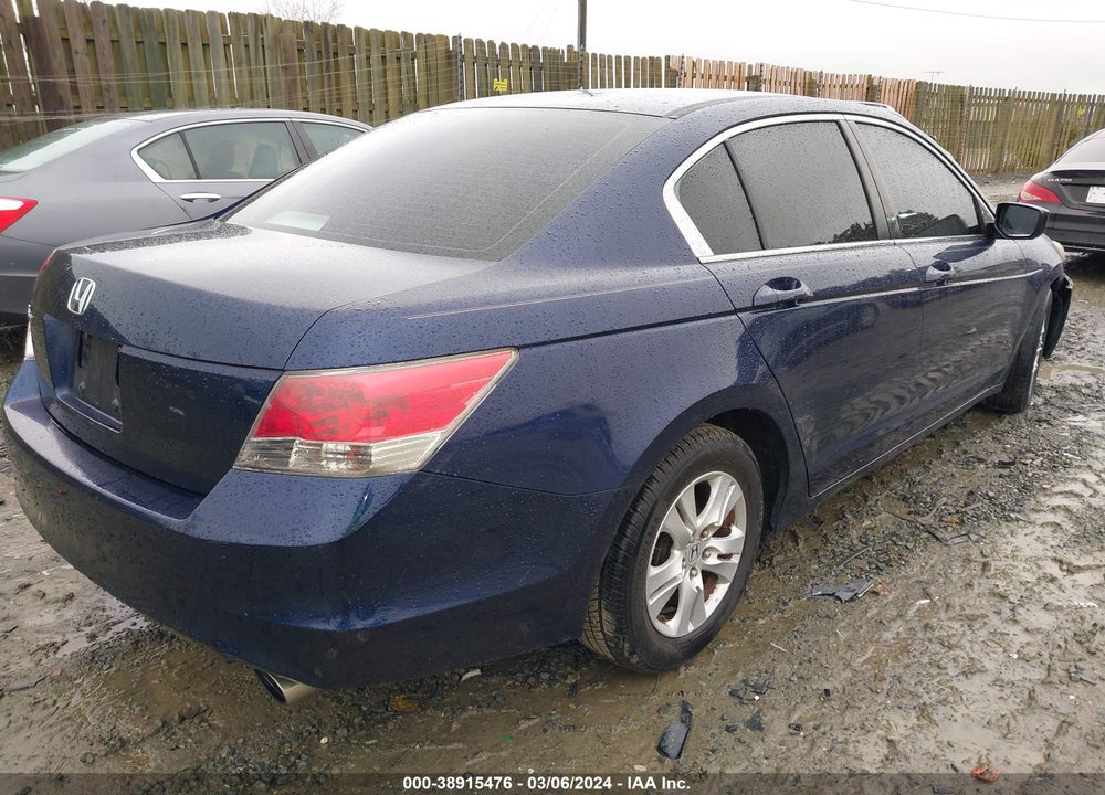 2008 HONDA ACCORD 2.4 LX-P VIN: 1HGCP26498A154972