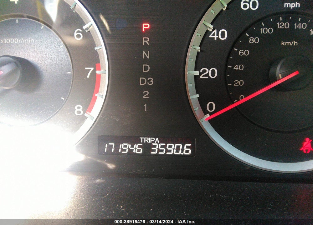 2008 HONDA ACCORD 2.4 LX-P VIN: 1HGCP26498A154972