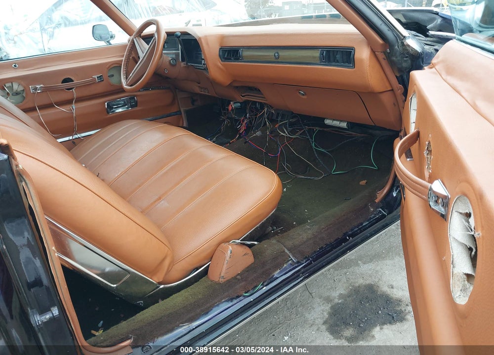 1972 BUICK ELECTRA VIN: 4V37T2H491021