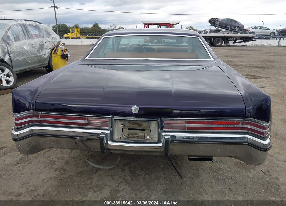 1972 BUICK ELECTRA VIN: 4V37T2H491021