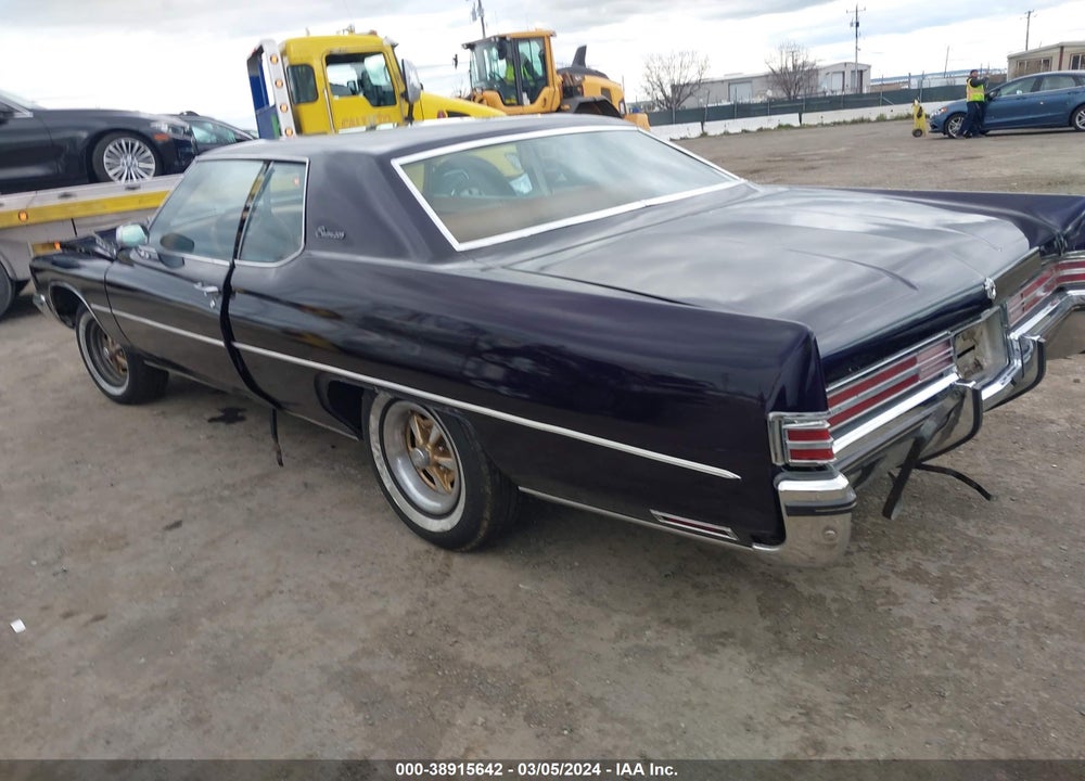 1972 BUICK ELECTRA VIN: 4V37T2H491021