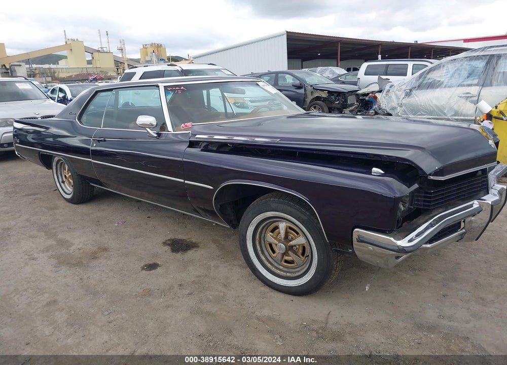 1972 BUICK ELECTRA VIN: 4V37T2H491021
