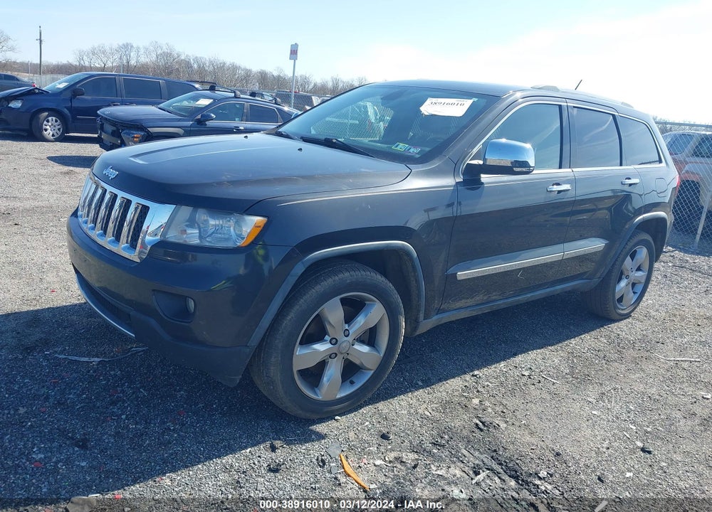 2011 JEEP GRAND CHEROKEE OVERLAND VIN: 1J4RR6GT0BC606698