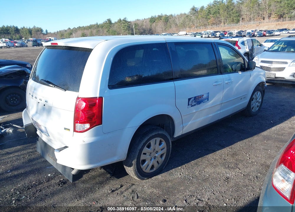 2017 DODGE GRAND CARAVAN SE VIN: 2C7WDGBGXHR828837