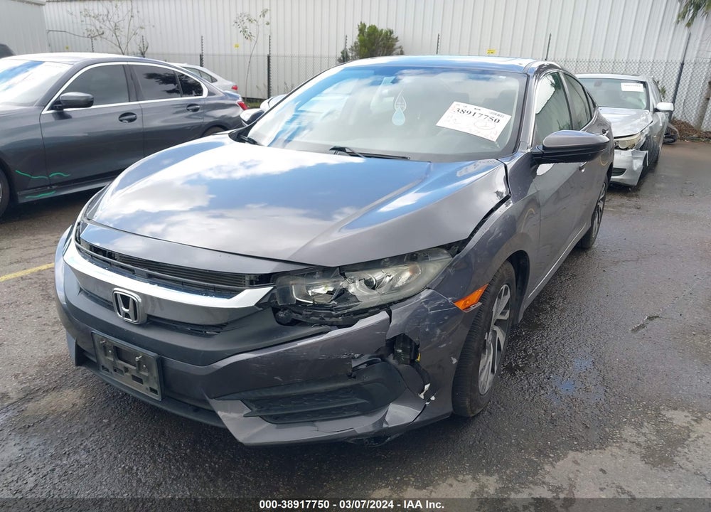 2018 HONDA CIVIC EX VIN: 2HGFC2F78JH517286