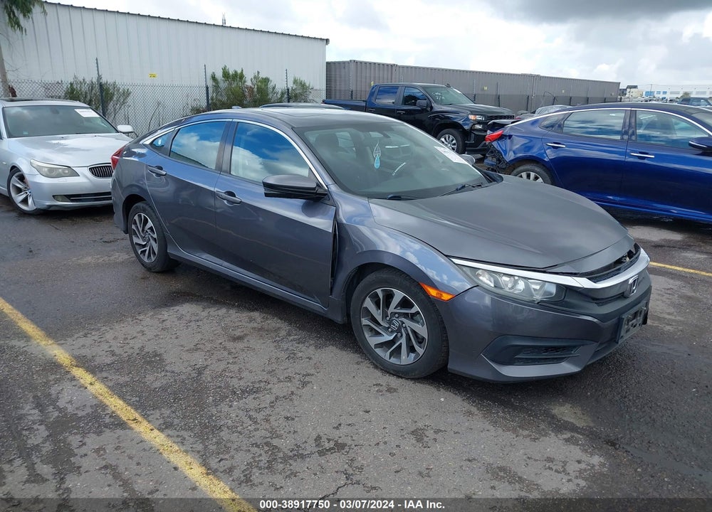 2018 HONDA CIVIC EX VIN: 2HGFC2F78JH517286