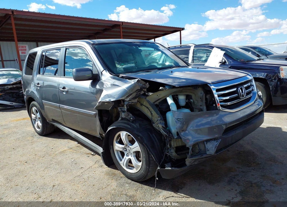 2013 HONDA PILOT EX VIN: 5FNYF4H42DB052978