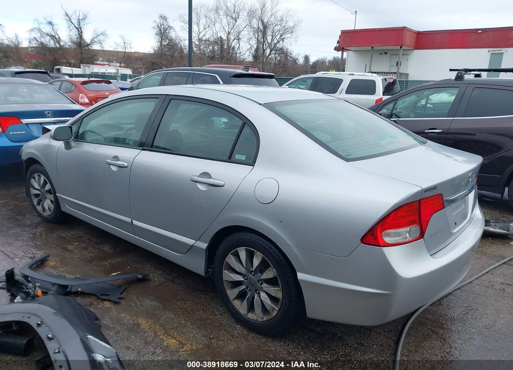 2009 HONDA CIVIC EX VIN: 2HGFA16869H347465