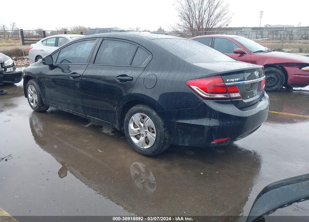 2013 HONDA CIVIC LX VIN: 2HGFB2F52DH576176