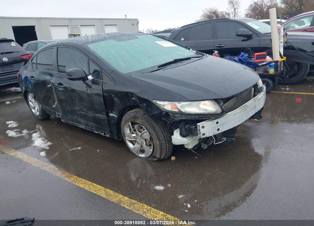2013 HONDA CIVIC LX VIN: 2HGFB2F52DH576176