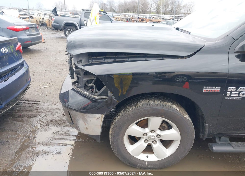 2021 RAM 1500 CLASSIC TRADESMAN 4X2 5'7 BOX VIN: 3C6RR6KT8MG526604
