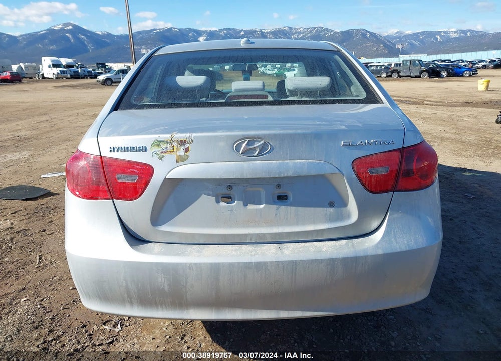 2008 HYUNDAI ELANTRA GLS/SE VIN: KMHDU46D98U517644
