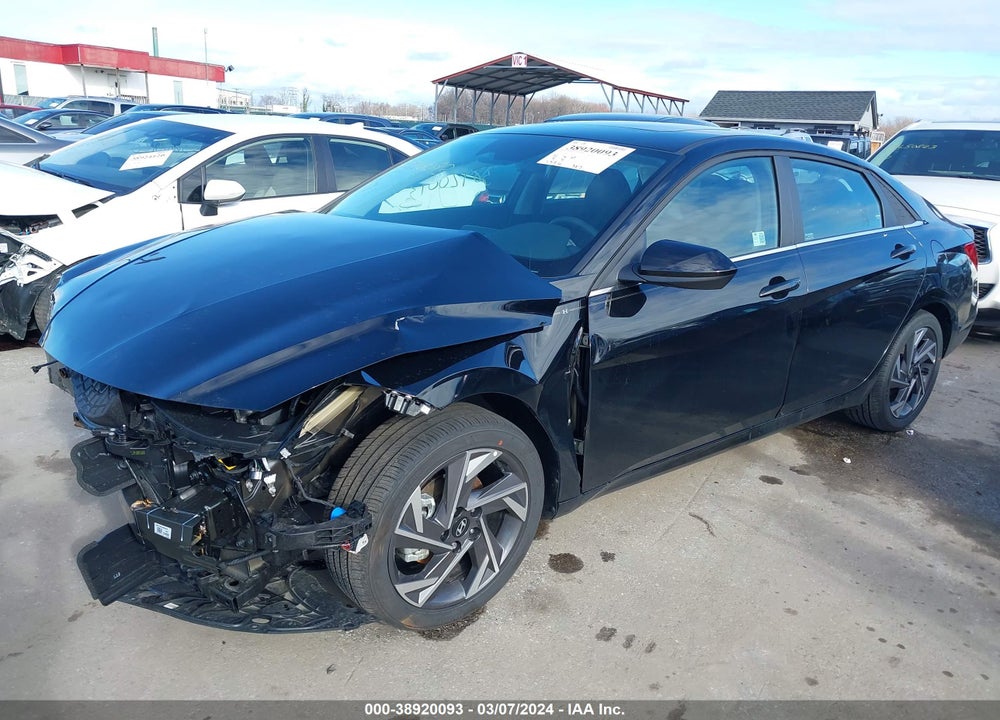 2024 HYUNDAI ELANTRA SEL VIN: KMHLS4DG1RU676500
