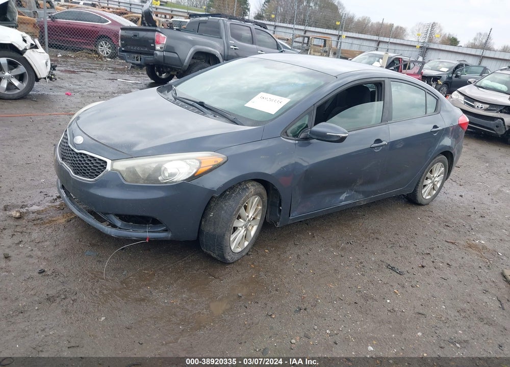 2014 KIA FORTE LX VIN: KNAFX4A69E5086982