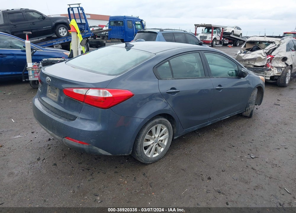 2014 KIA FORTE LX VIN: KNAFX4A69E5086982