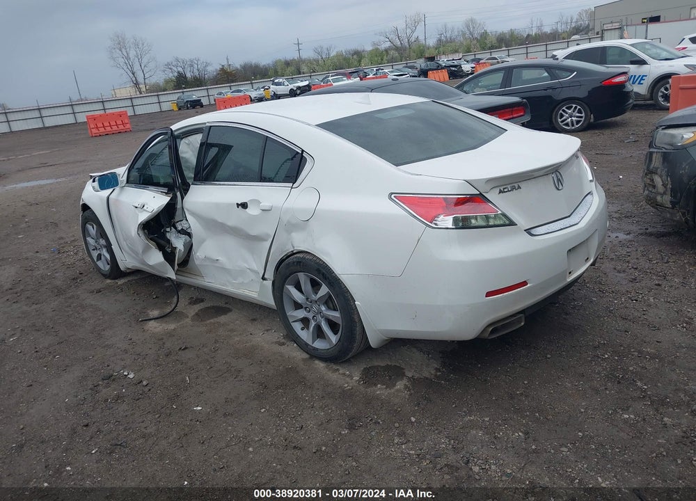 2012 ACURA TL 3.5 VIN: 19UUA8F55CA012919