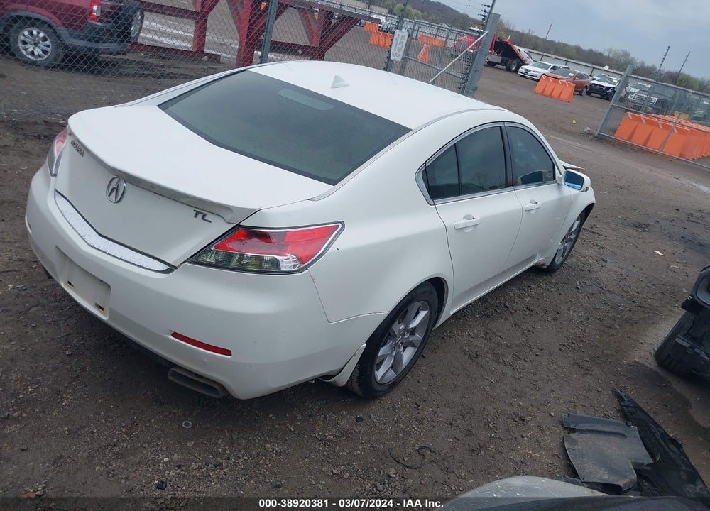 2012 ACURA TL 3.5 VIN: 19UUA8F55CA012919