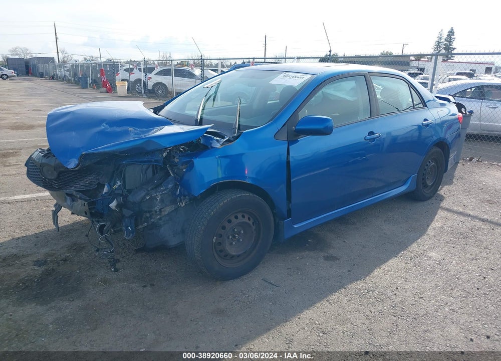 2009 TOYOTA COROLLA S VIN: 1NXBU40E19Z127857