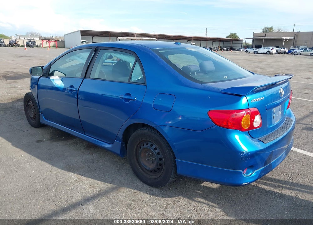 2009 TOYOTA COROLLA S VIN: 1NXBU40E19Z127857