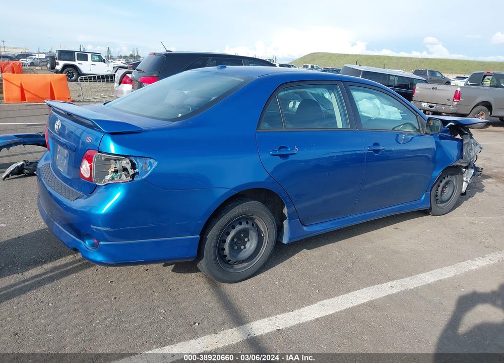 2009 TOYOTA COROLLA S VIN: 1NXBU40E19Z127857