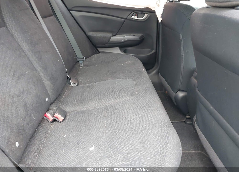 2013 HONDA CIVIC LX VIN: 19XFB2F50DE210646