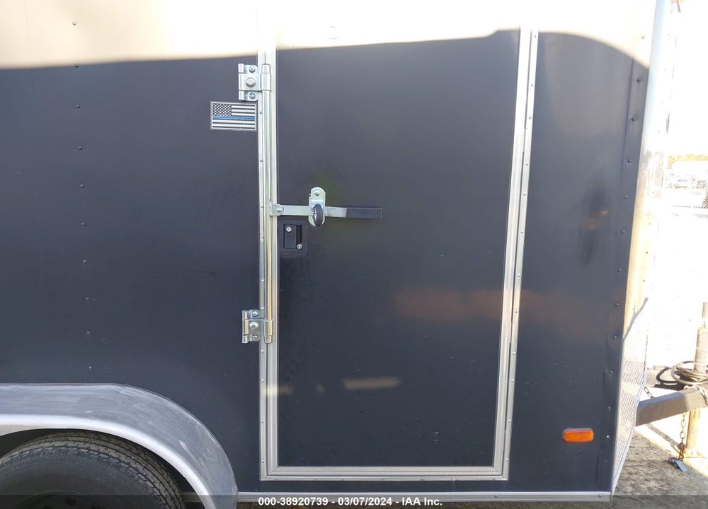2017 FREEDOM 12FT ENCLOSED TRAILER VIN: 5WKBE1227H1045063