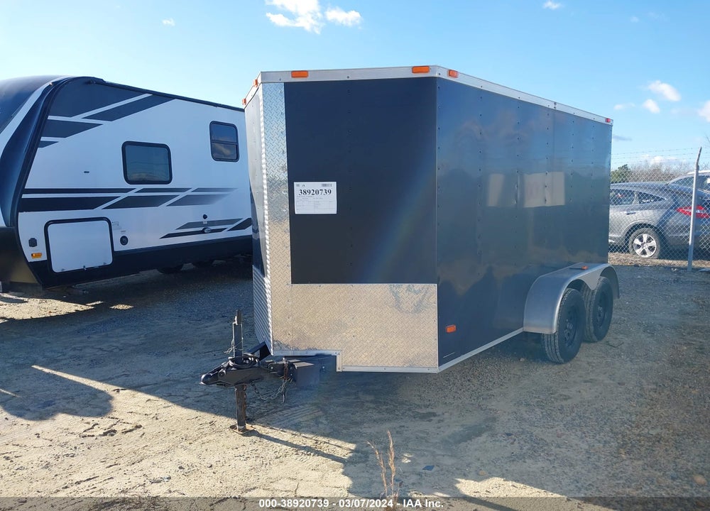 2017 FREEDOM 12FT ENCLOSED TRAILER VIN: 5WKBE1227H1045063