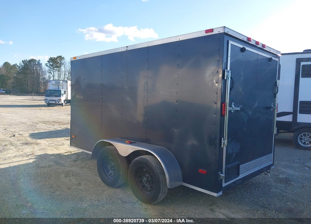 2017 FREEDOM 12FT ENCLOSED TRAILER VIN: 5WKBE1227H1045063