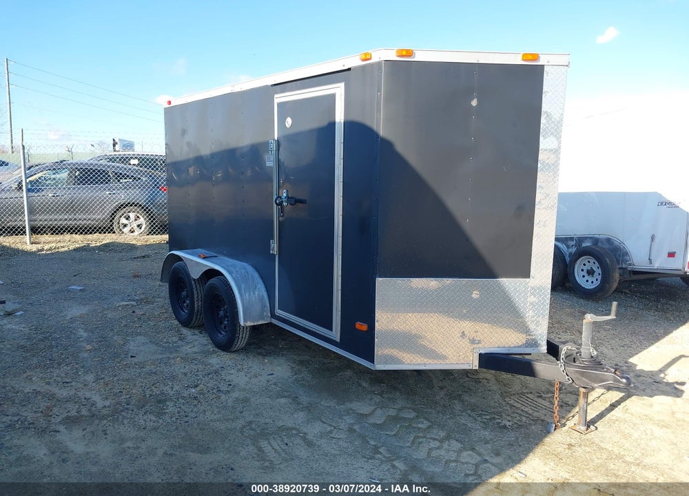 2017 FREEDOM 12FT ENCLOSED TRAILER VIN: 5WKBE1227H1045063