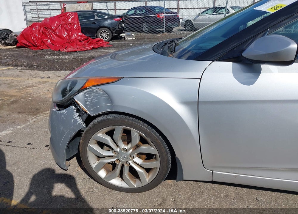 2013 HYUNDAI VELOSTER BASE W/BLACK VIN: KMHTC6ADXDU116938