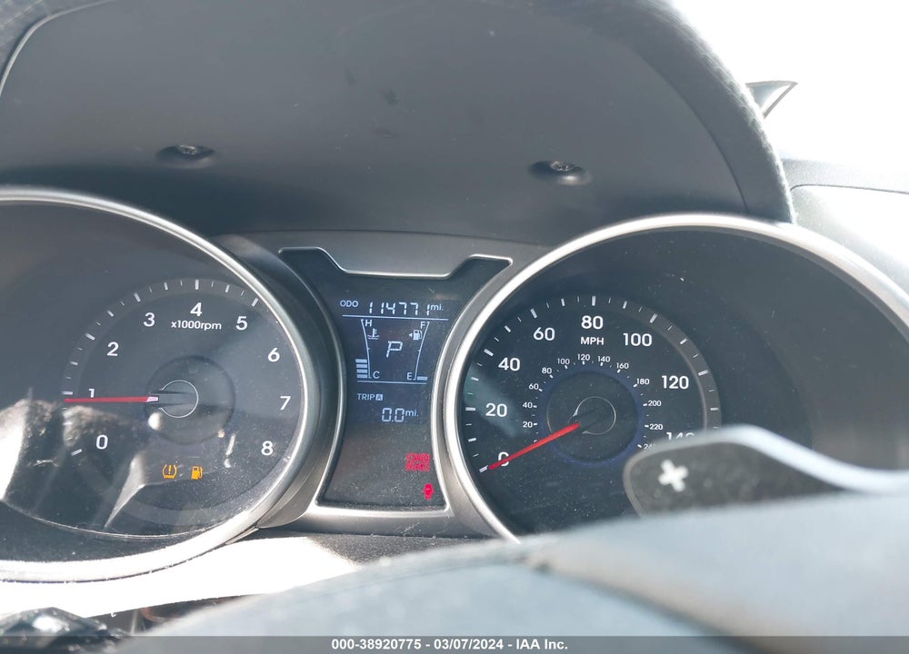 2013 HYUNDAI VELOSTER BASE W/BLACK VIN: KMHTC6ADXDU116938
